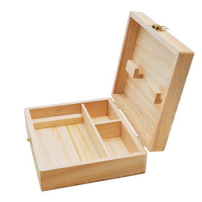 Luxury Bamboo Stash Box with Rolling Tray