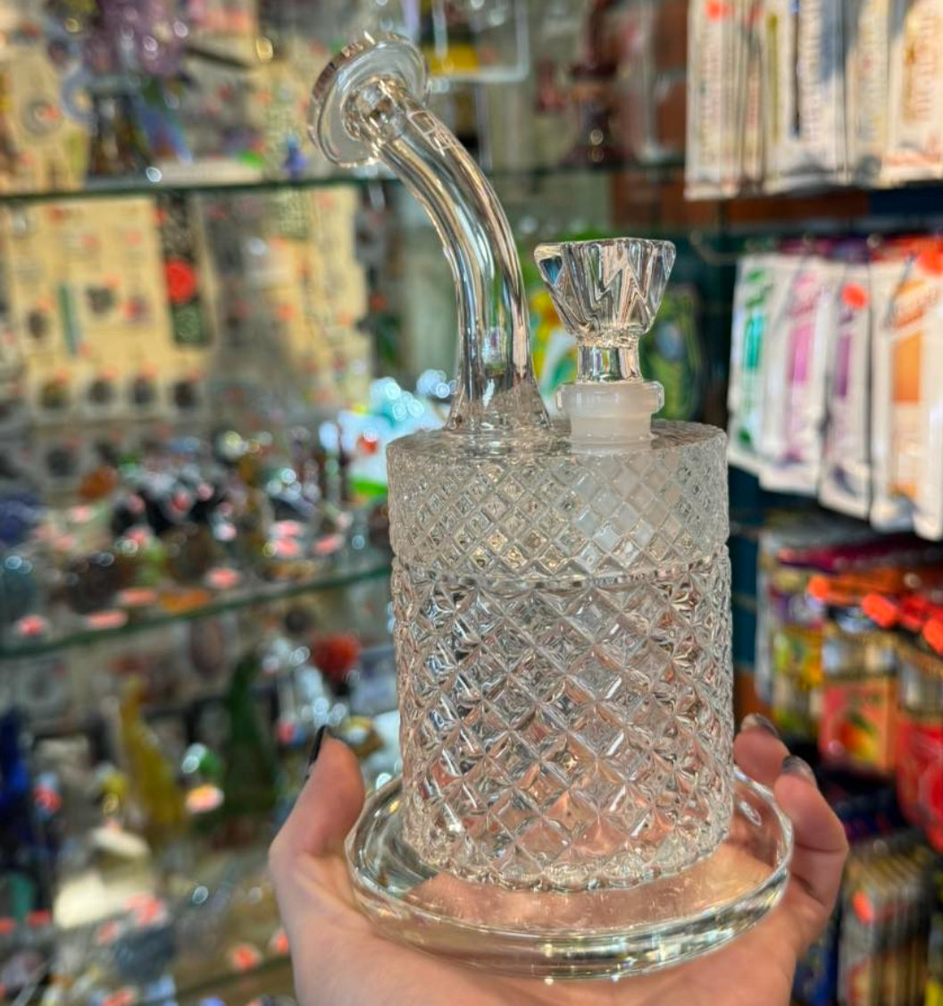Twenties Collection Water Pipe | Clear