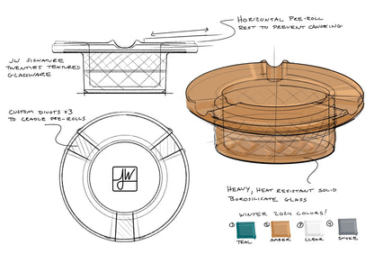 Twenties Collection Ashtray | Clear