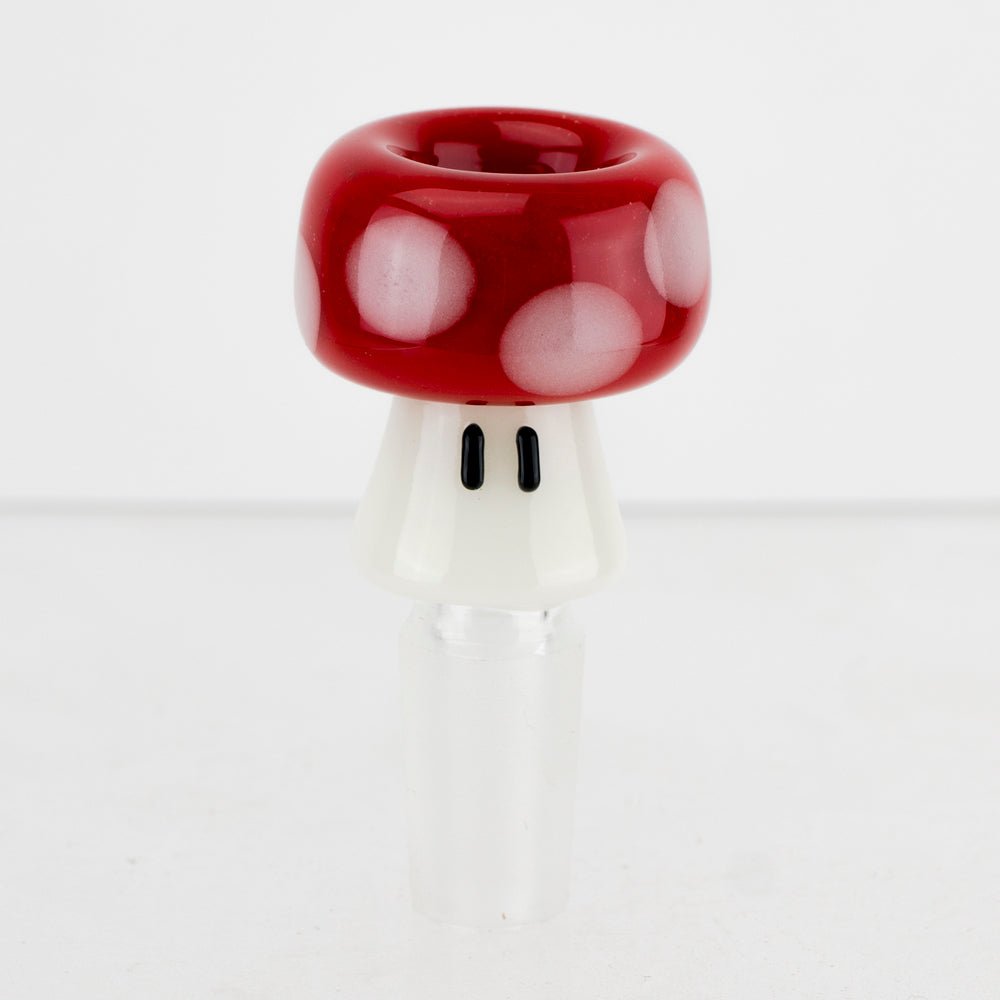 Empire Glassworks Red Mushroom Bowl Piece