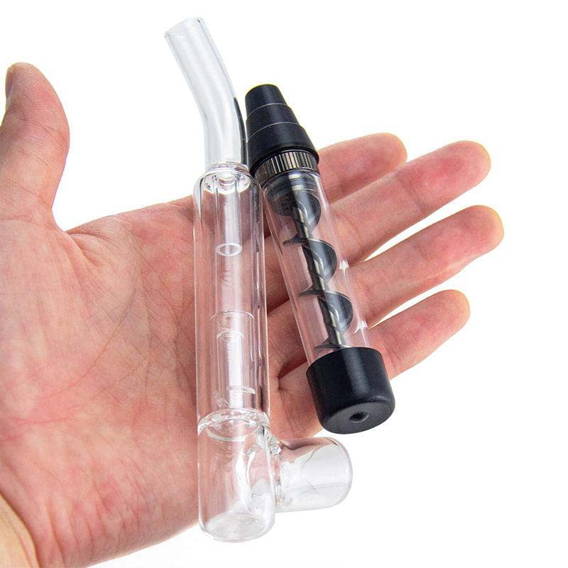 Mini Glass Blunt Twist Pipe